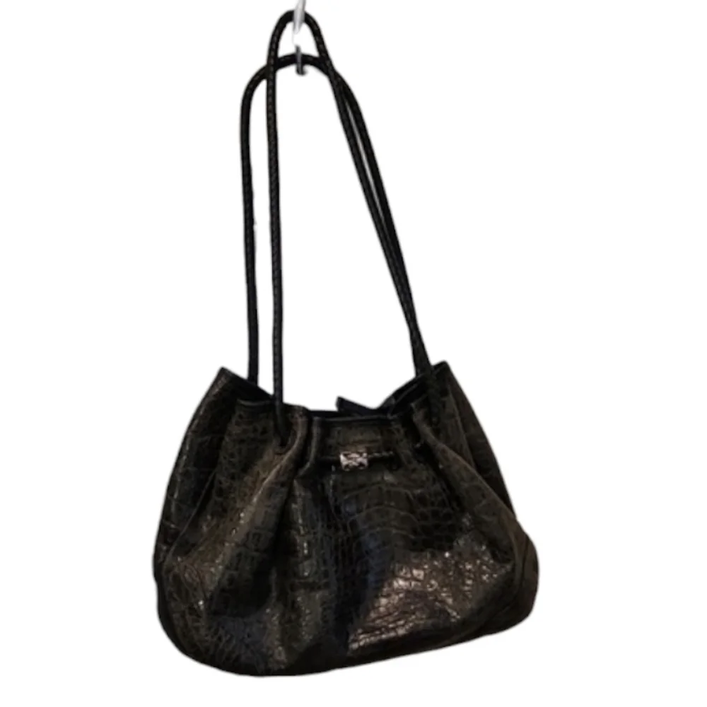 Brighton Faux Croc Hobo Bag